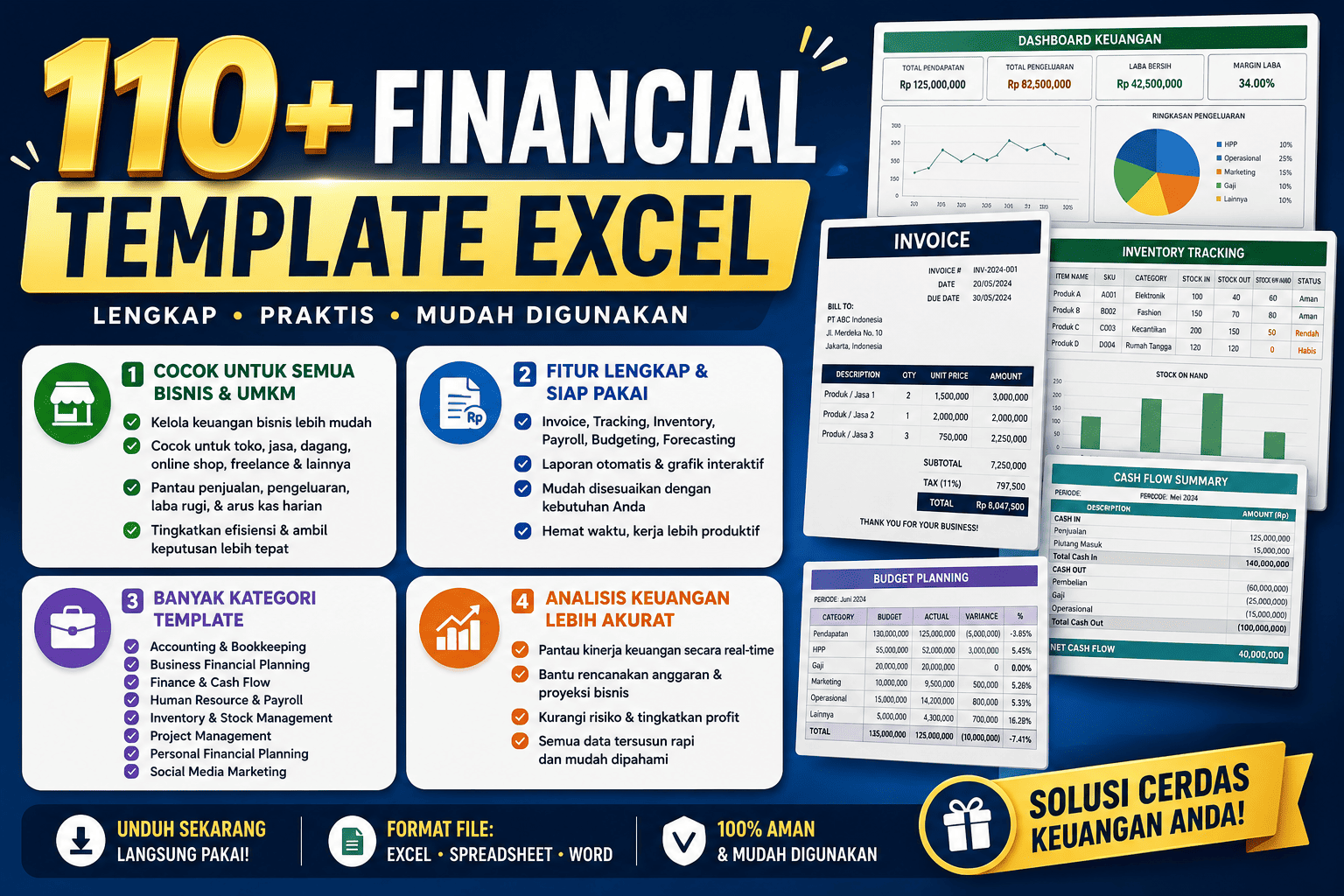 110+ Financial Template Excel